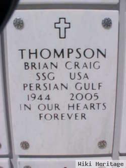 Sgt Brian Craig Thompson