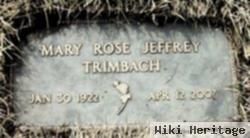 Mary Rose Jeffrey Trimbach