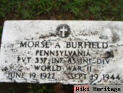 Pvt Morse Alan Burfield