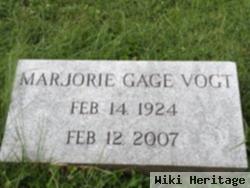 Marjorie Hall Gage Vogt