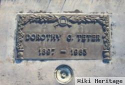 Dorothy C Teter