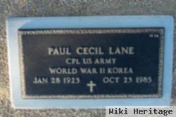 Paul Cecil Lane