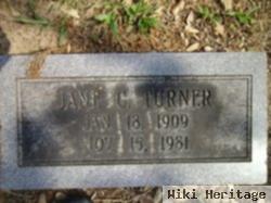 Jane C Turner