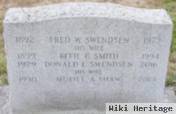 Fred W Swendsen