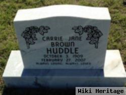 Carrie Jane Brown Huddle