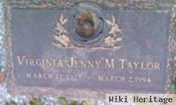 Virginia M. "jenny" Taylor