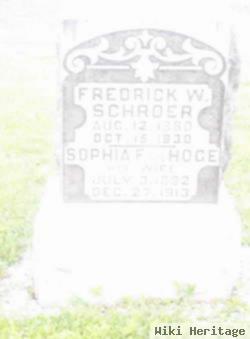 Sophia F Hoge Schroer