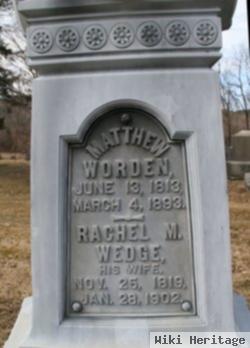 Rachel M Wedge Worden