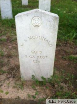 W. B. Mcdonald