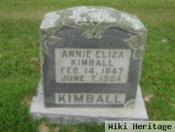 Annie Eliza Kimball