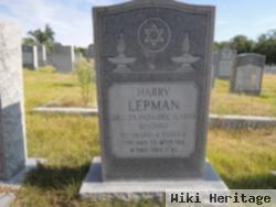 Dr Harry Lepman