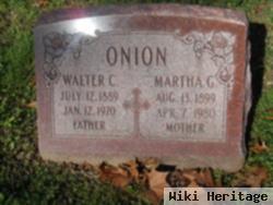 Martha G Onion