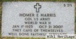 Homer E Harris