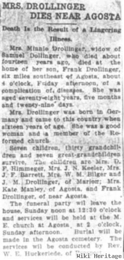 Wilhelmina Jacobs Drollinger