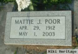 Mattie Judy Poor