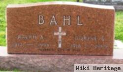 Ralph A Bahl