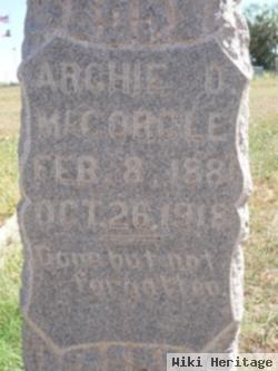 Archie D Mccorcle