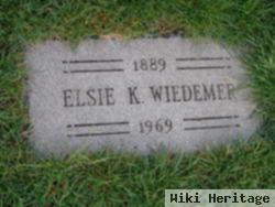 Elsie K Wiedemer