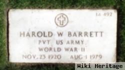 Harold William Barrett