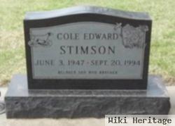 Cole Edward Stimson