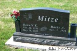 Sgt Donald Keith Mitze