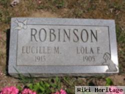 Lola E Robinson