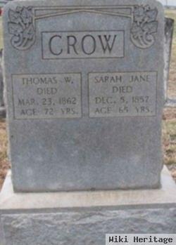 Thomas W "tommie" Crow