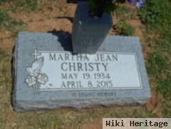 Martha Jean Weatherman Christy