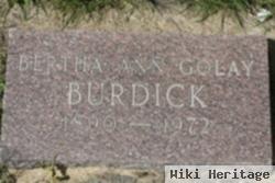 Bertha Ann Golay Burdick