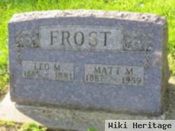 Matt M. Frost