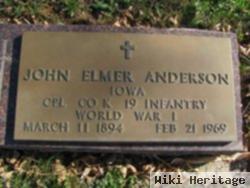 Corp John Elmer Anderson