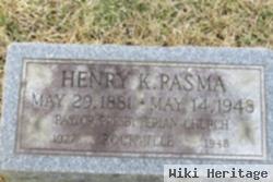 Rev Henry K Pasma