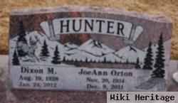 Dixon M Hunter