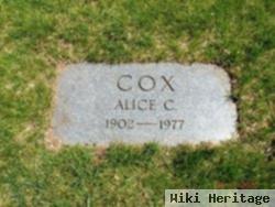 Mrs Cordelia "alice" Busick Cox