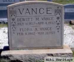 Dewitt Martin Vance