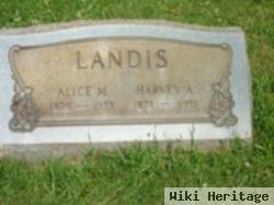 Alice M Landis