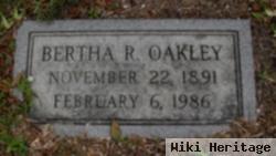 Bertha R Oakley