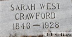 Sarah Ann "sallie" West Crawford