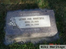 Letha Ina Davis Hartsell