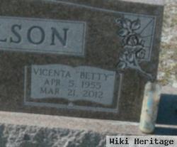 Vicenta "betty" Wilson