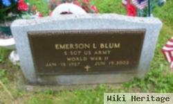 Sgt Emerson L Blum