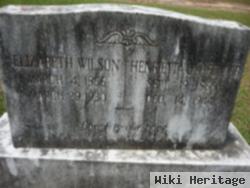 Mrs. Elizabeth Wilson