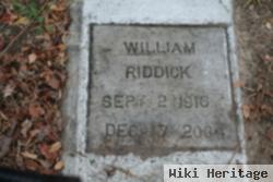 William Riddick