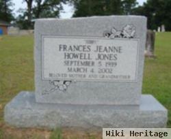 Frances Jeanne "sibby" Howell Jones