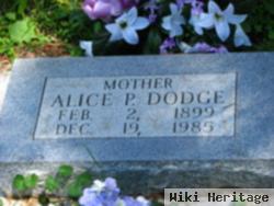 Alice P Dodge