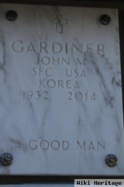 John M Gardiner