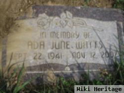 Ada June Watts