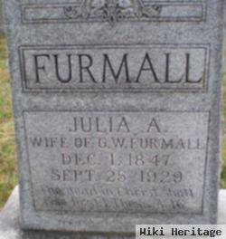 Julia A Furmall