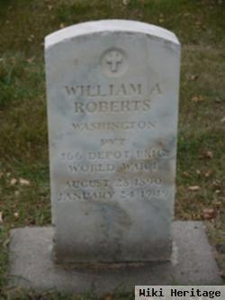 Pvt William A. Roberts