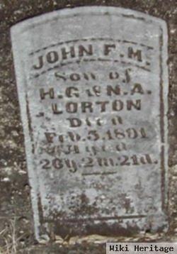 John F.m. Lorton